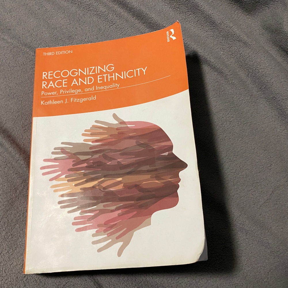 Recognizing Race and Ethnicity, third edition, textbook